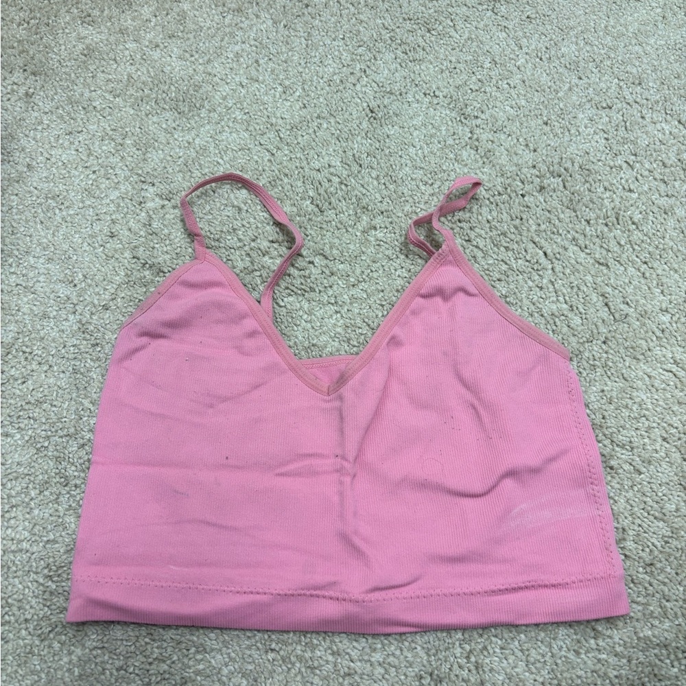 Garage Pink Bandeau Top